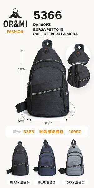 ORMI - Borsa monospalla uomo - 5366