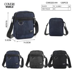 Coveri World - Borsa a tracolla uomo - CW6320-HH