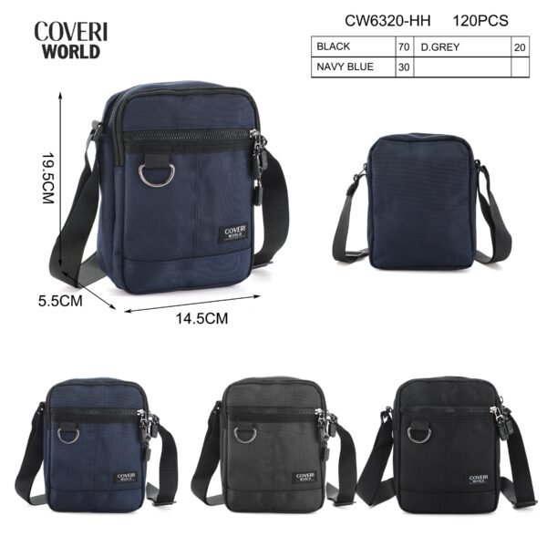 Coveri World - Borsa a tracolla uomo - CW6320-HH