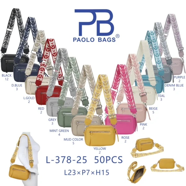 Paolo Bags - Borsa a tracolla - L-378