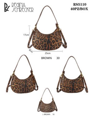 Regina Schrecker - Borsa a spalla maculata - RS5110