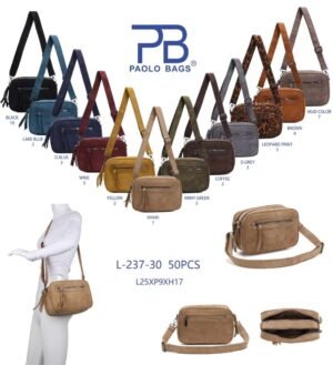 Paolo Bags - Borsa a tracolla - L-237