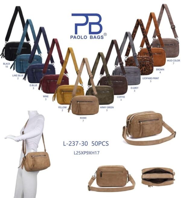 Paolo Bags - Borsa a tracolla - L-237