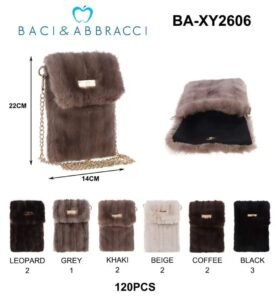 Baci & Abbracci - Portacellulare in pelliccia - BA-XY2606